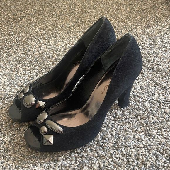 Ann Taylor Size 9 Open Toe Heels. Light scratches at front but wont be able to n - Picture 10 of 10